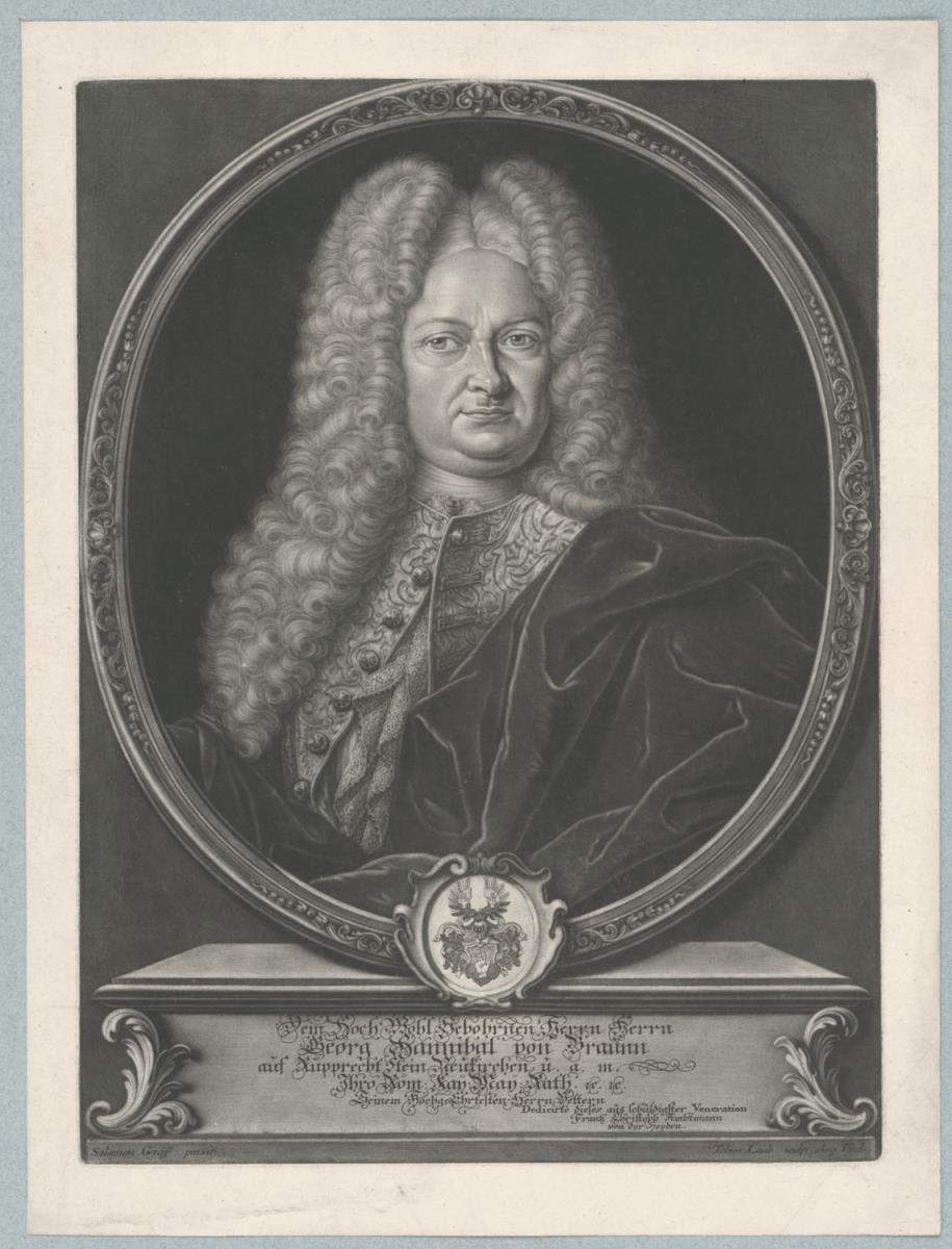 Porträt des Georg Hannibal von Braun