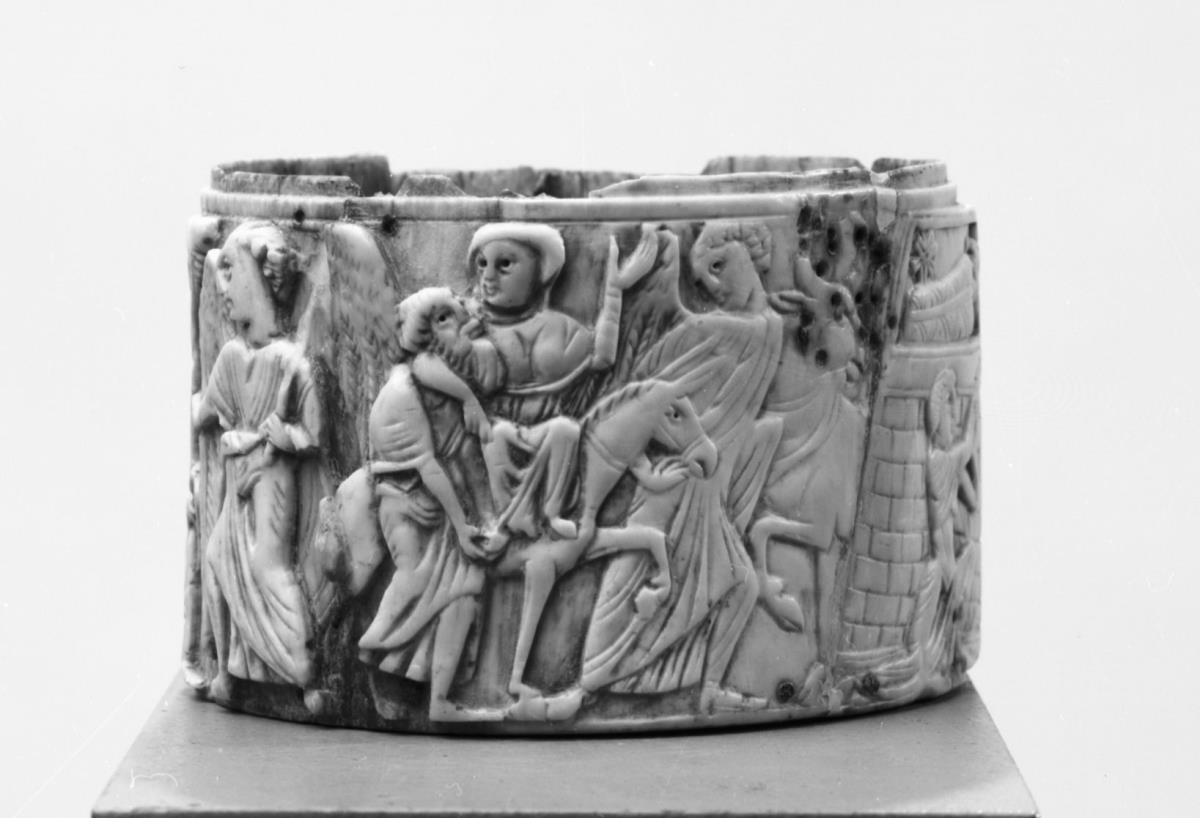Dose (Pyxis) mit Marienszenen