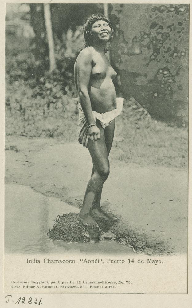 India Chamacoco, "Aonéi", Puerto 14 de Mayo