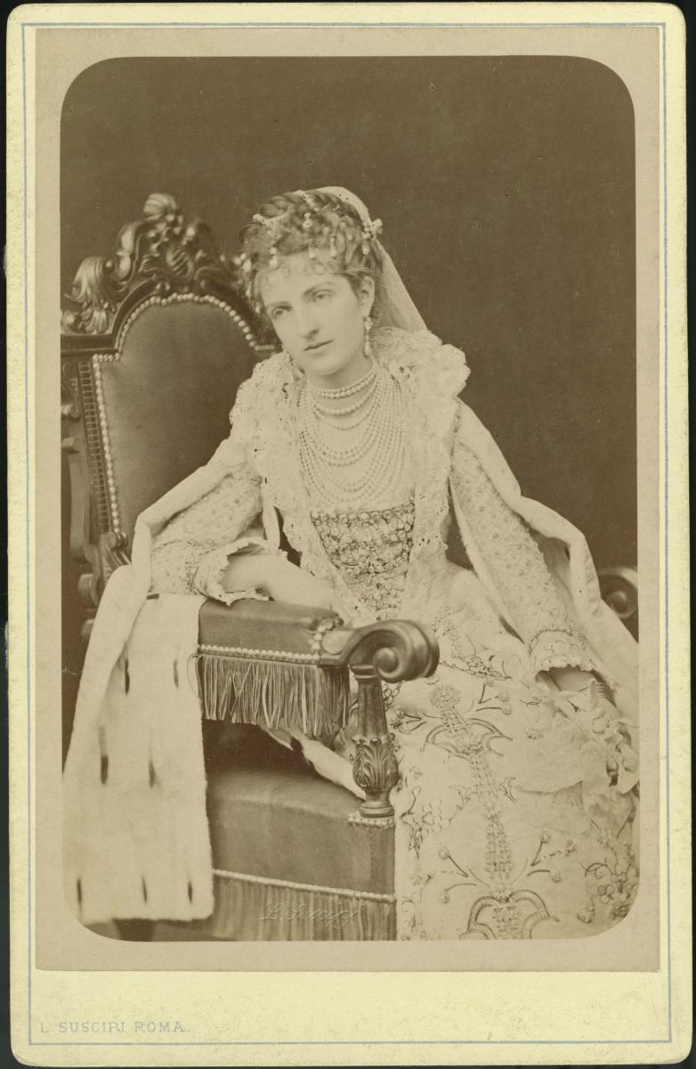 Porträt der Königin Margarethe von Italien