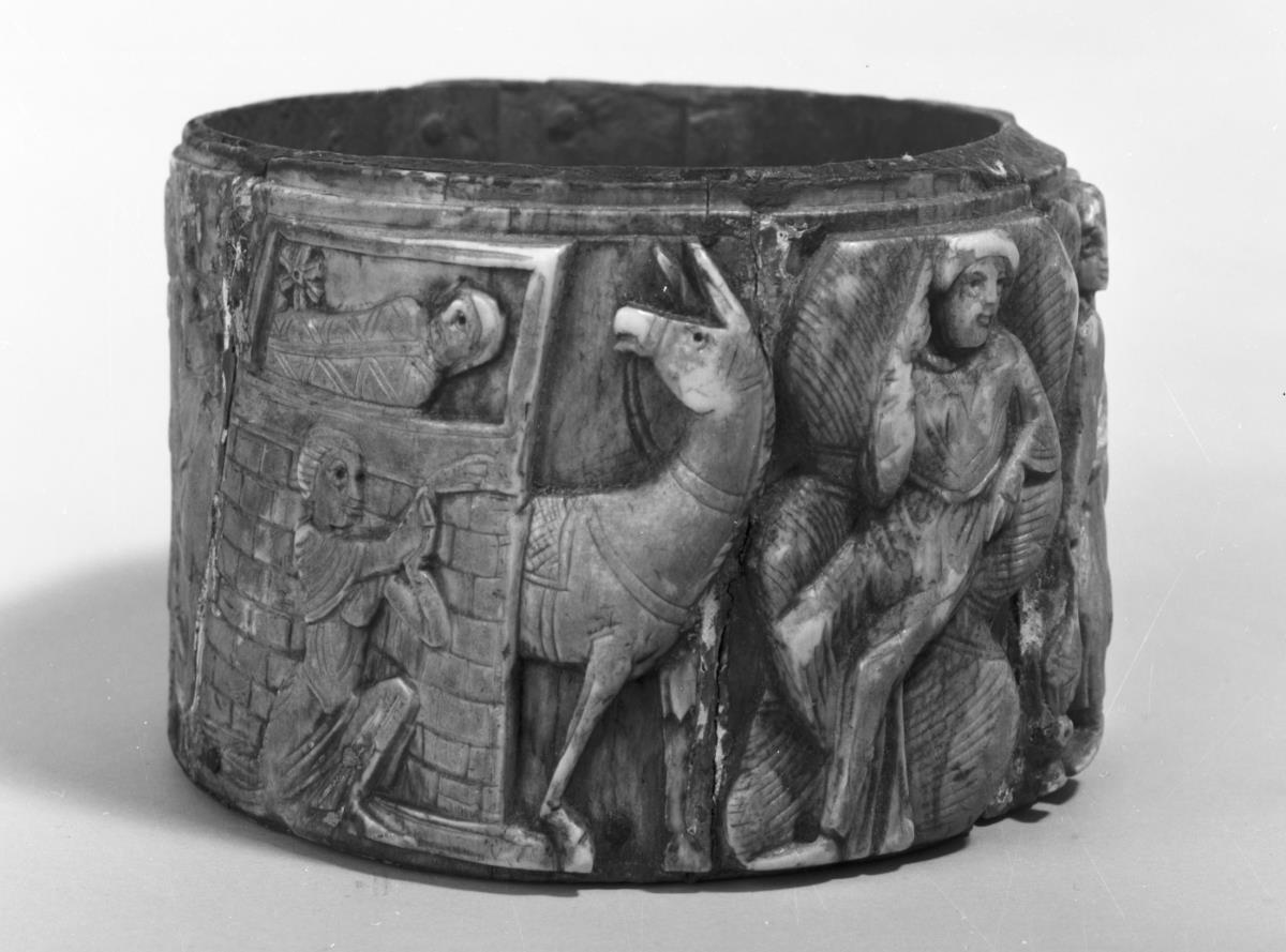Dose (Pyxis) mit Marienszenen