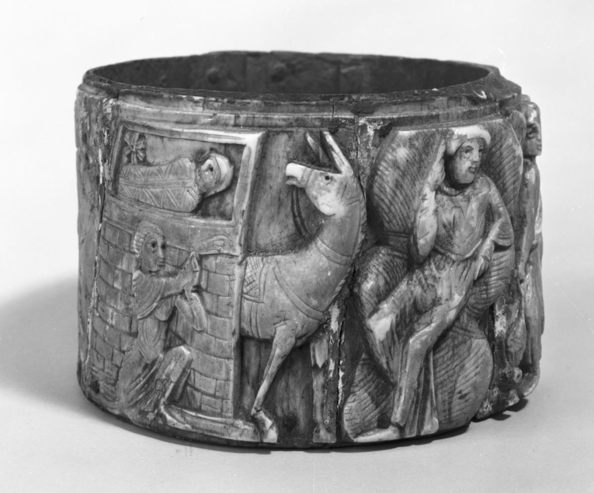 Dose (Pyxis) mit Marienszenen