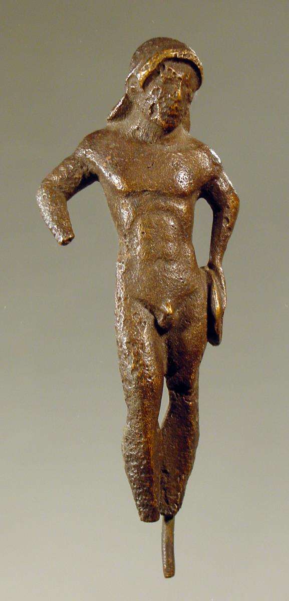 Kandelaberbekrönung (?). Statuette eines Diskuswerfers