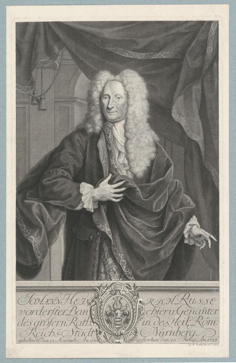 Porträt des Johann Heinrich Russe