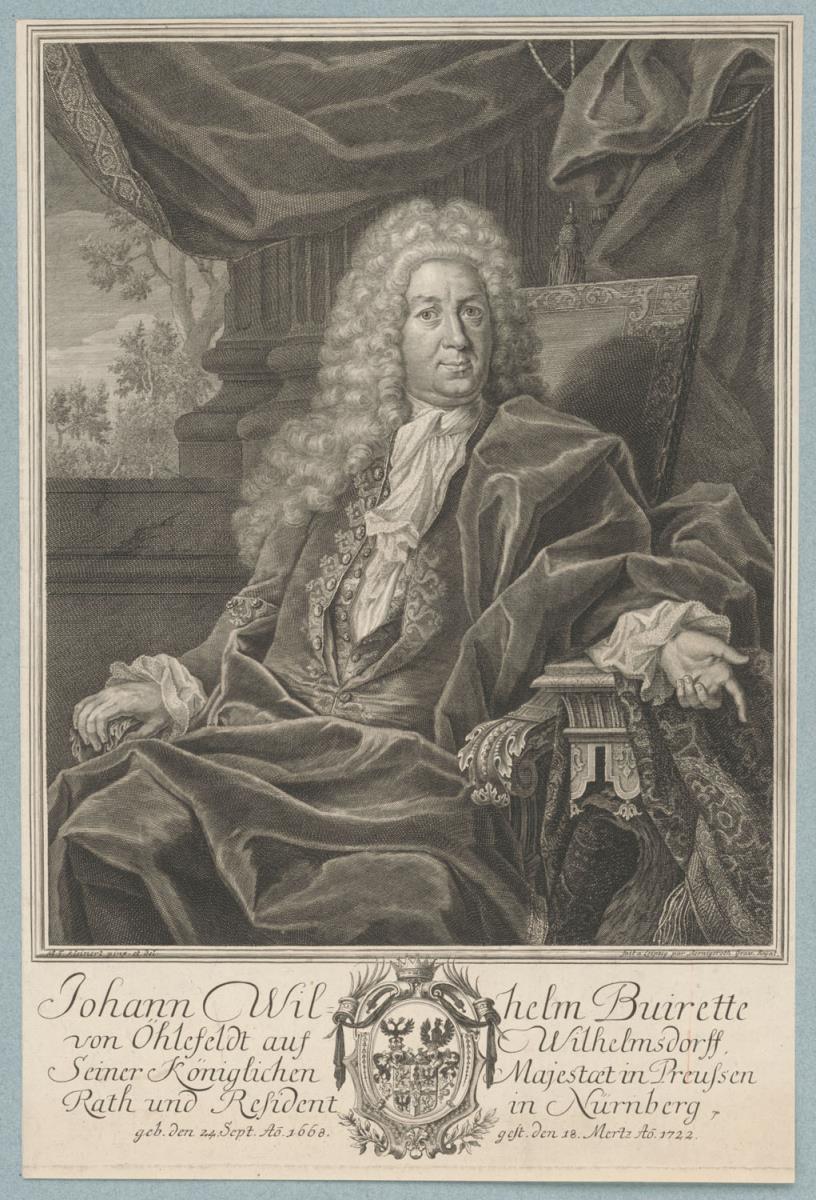 Porträt des Johann Wilhelm Buirette von Ohlefeld