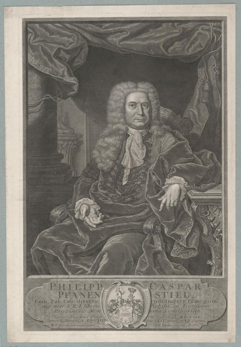 Porträt des Philipp Caspar Pfannenstiel