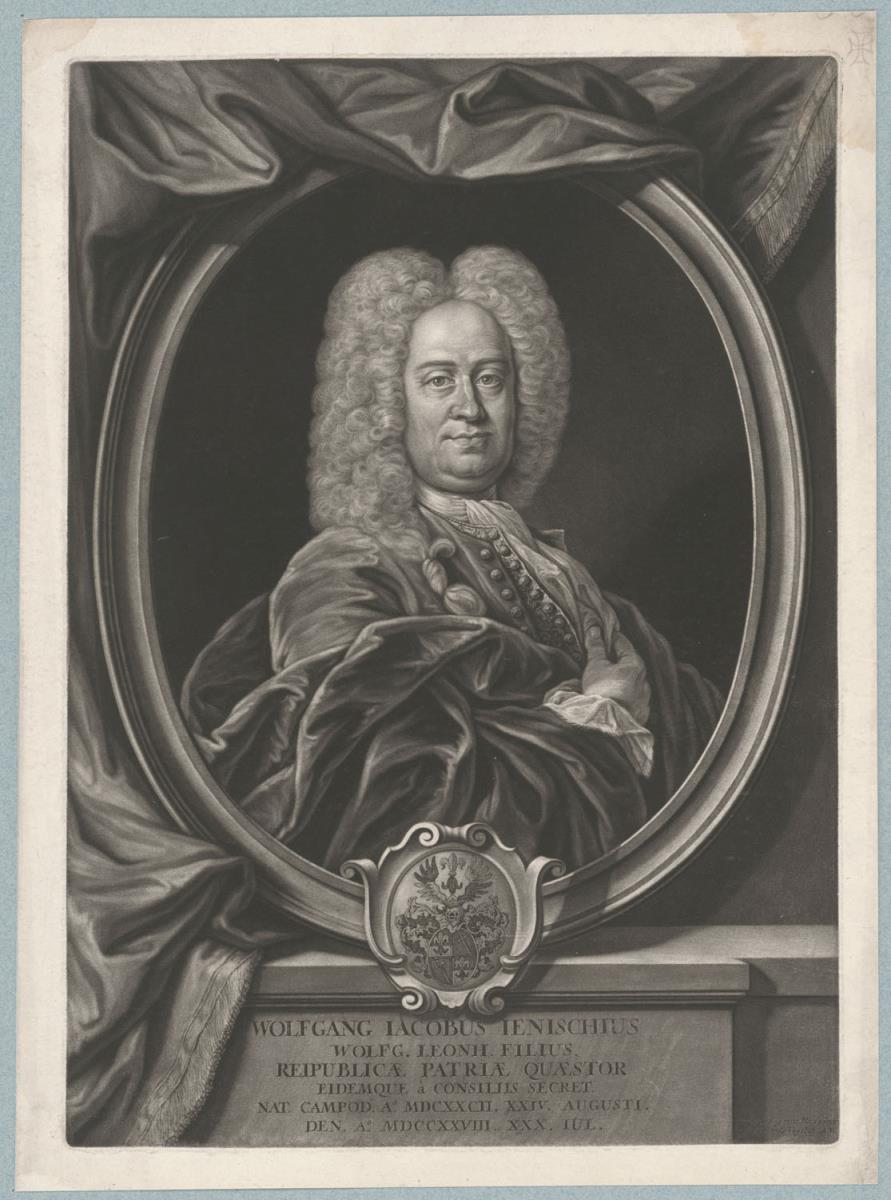 Porträt des Wolfgang Jacob Jenisch