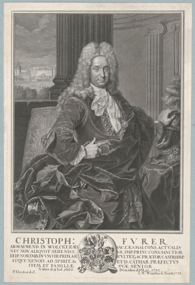 Porträt des Christoph VII. Fürer von Haimendorf