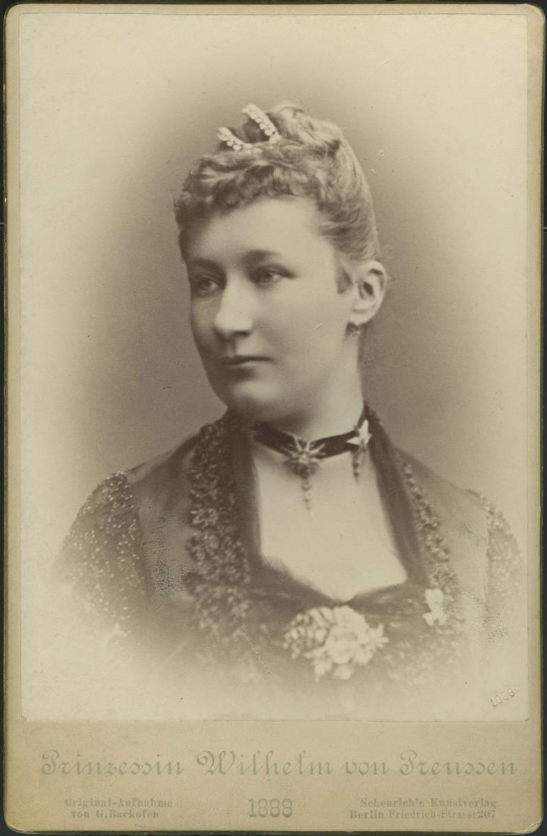 Porträt der Auguste Viktoria Prinzessin von Schleswig-Holstein-Sonderburg-Augustenburg