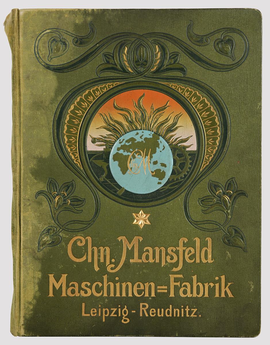 Chn. Mansfeld Maschinenfabrik & Eisengiesserei. Specialität: Maschinen für die gesamte Papier-Industrie und verwandte Geschäftszweige. Leipzig-Reudnitz, Mühl-Str.15