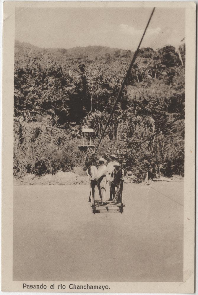 "Pasando el rio Chanchamayo"