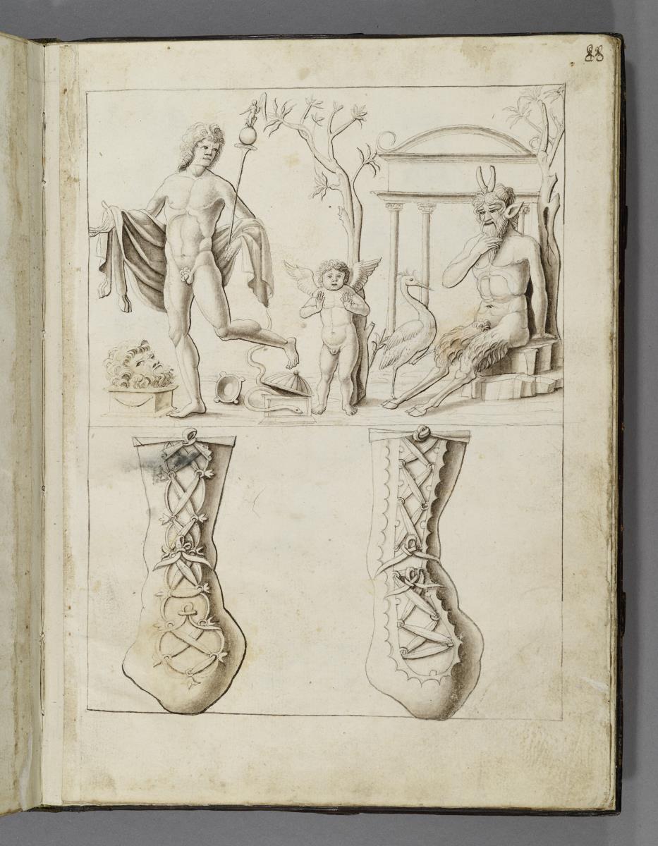 Codex Mantegna, figürliche Darstellung, nach antiker Vorlage