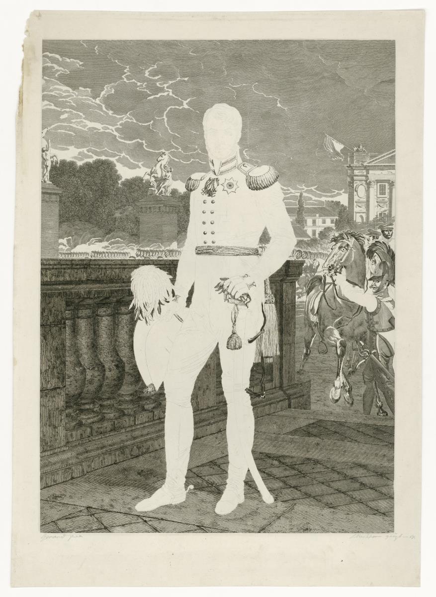 Friedrich Wilhelm III. auf der Place de la Concorde