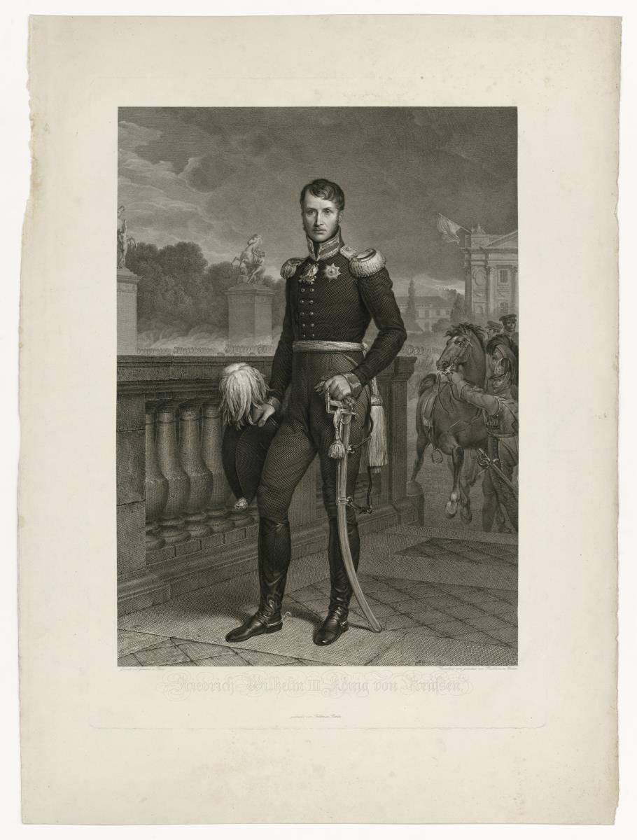 Friedrich Wilhelm III. auf der Place de la Concorde
