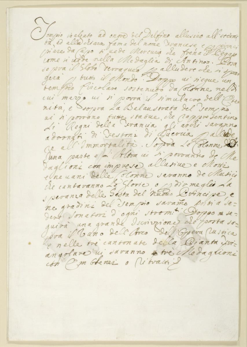 festlicher Tempelaufbau- schriftliche Erläuerungen