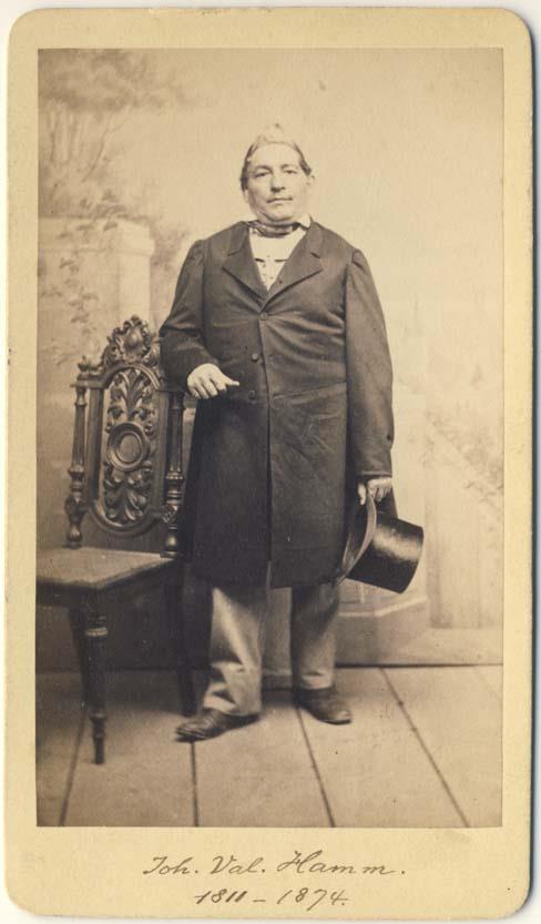 Porträt des Johann Valentin Hamm