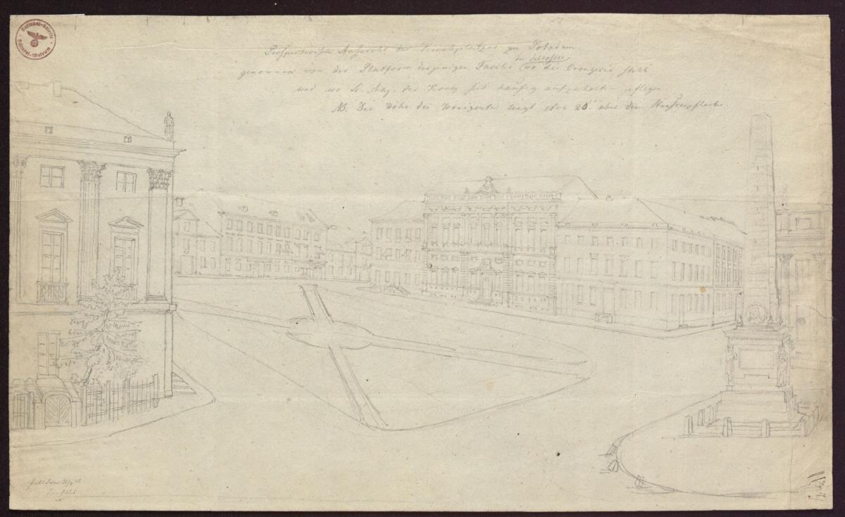 Der Alte Markt vor dem Stadtschloss in Potsdam