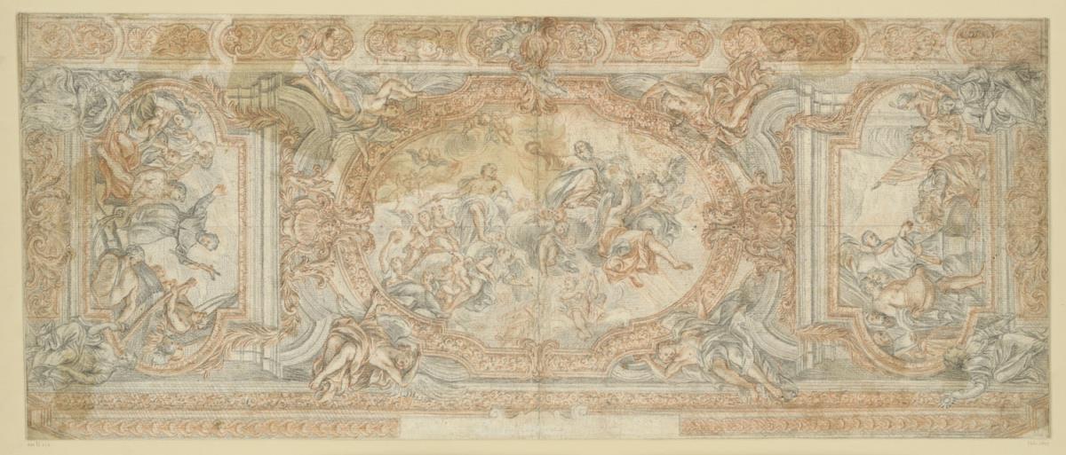 Decke einer Kirche, Capella  di S. Francesco Saverio