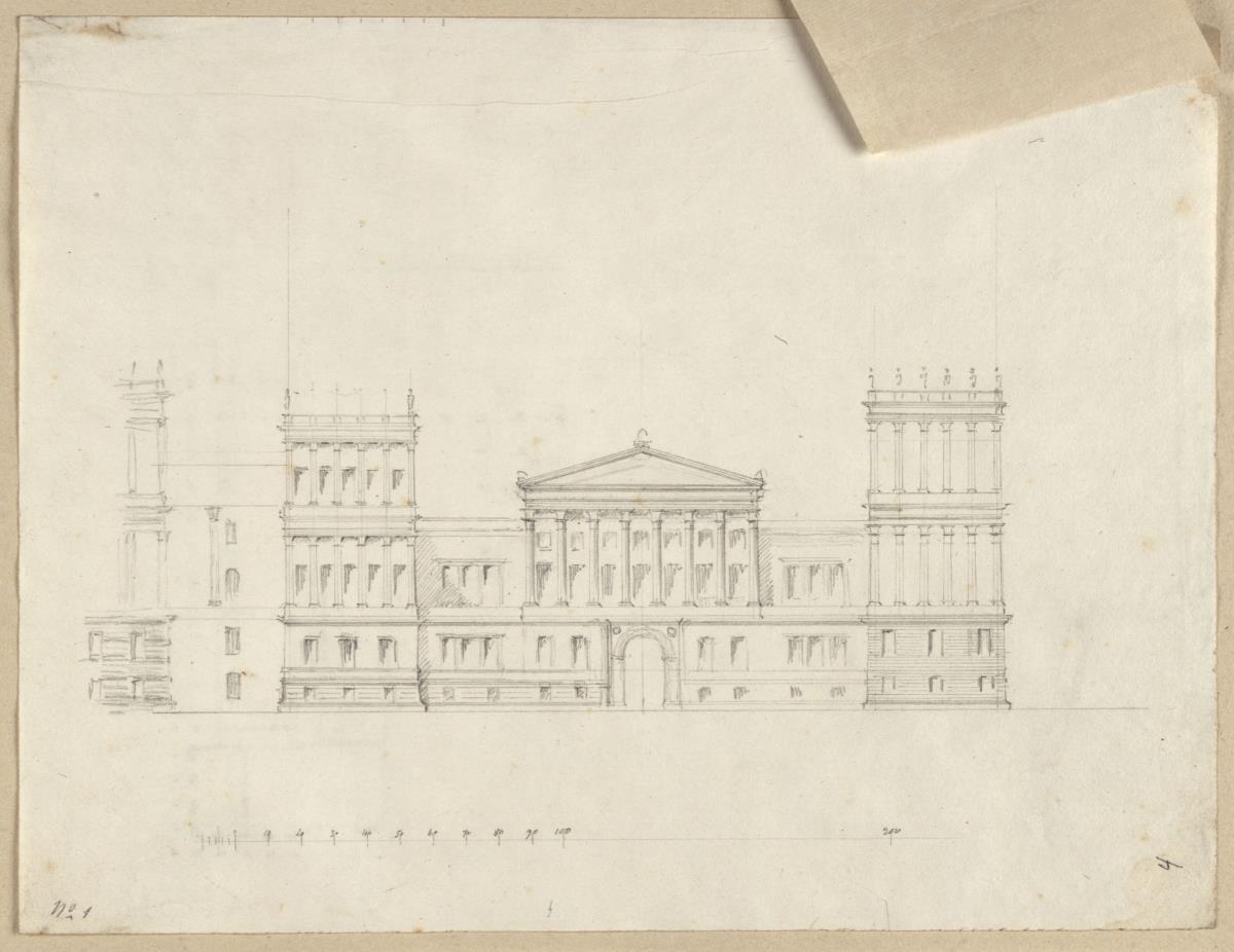 Berlin, Unter den Linden. Palais Prinz Wilhelm. Vorderansicht