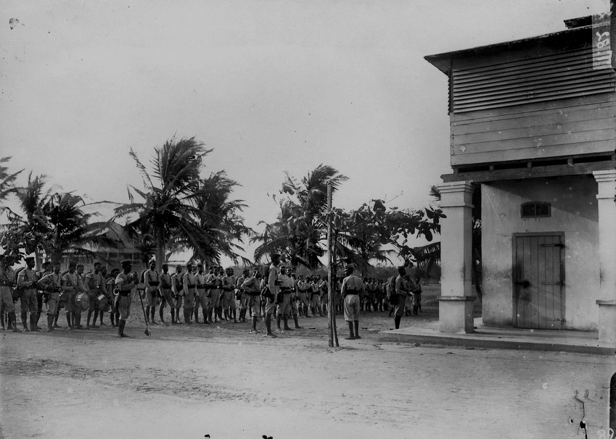 Lome: Wache der Polizei.