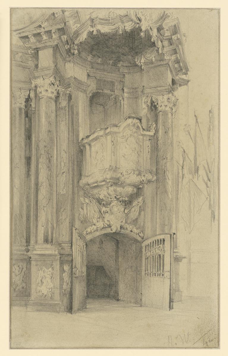 Potsdam, Garnisonkirche: Die Gruft Friedrich des Großen (Kanzel-Gruft-Bau von 1735)