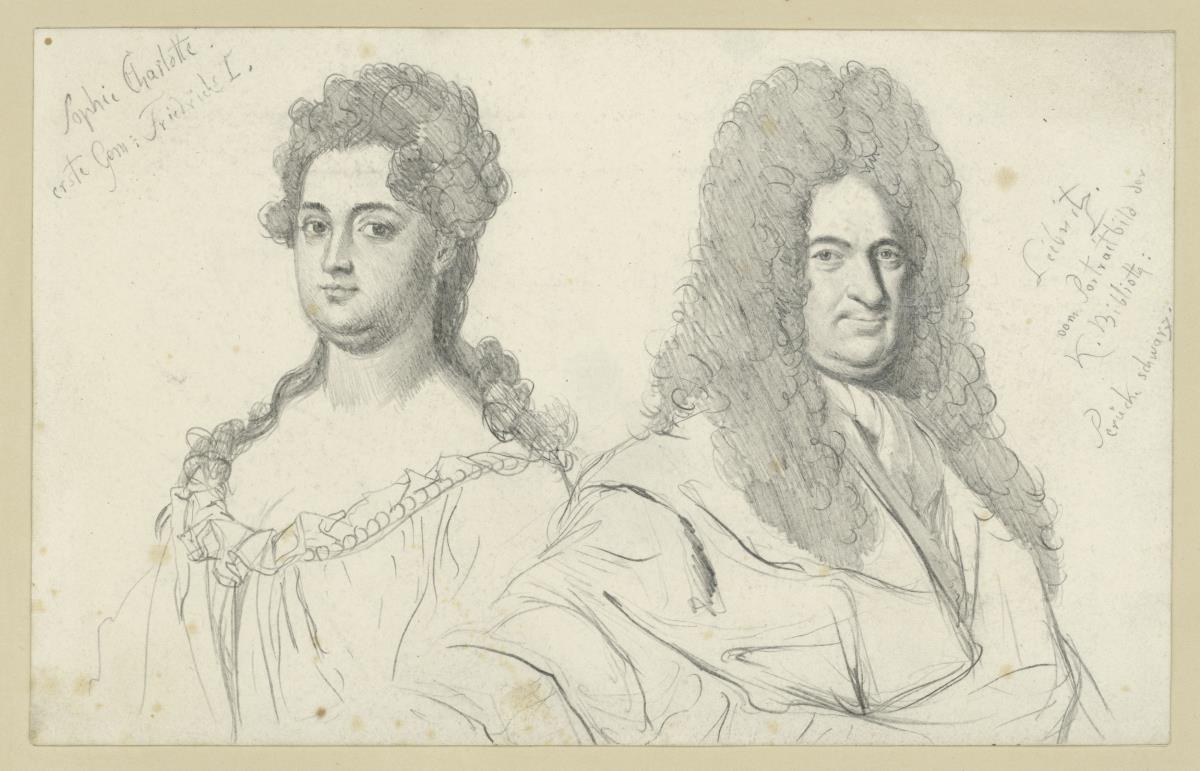 Sophie Charlotte von Preußen und Gottfried Wilhelm Leibniz