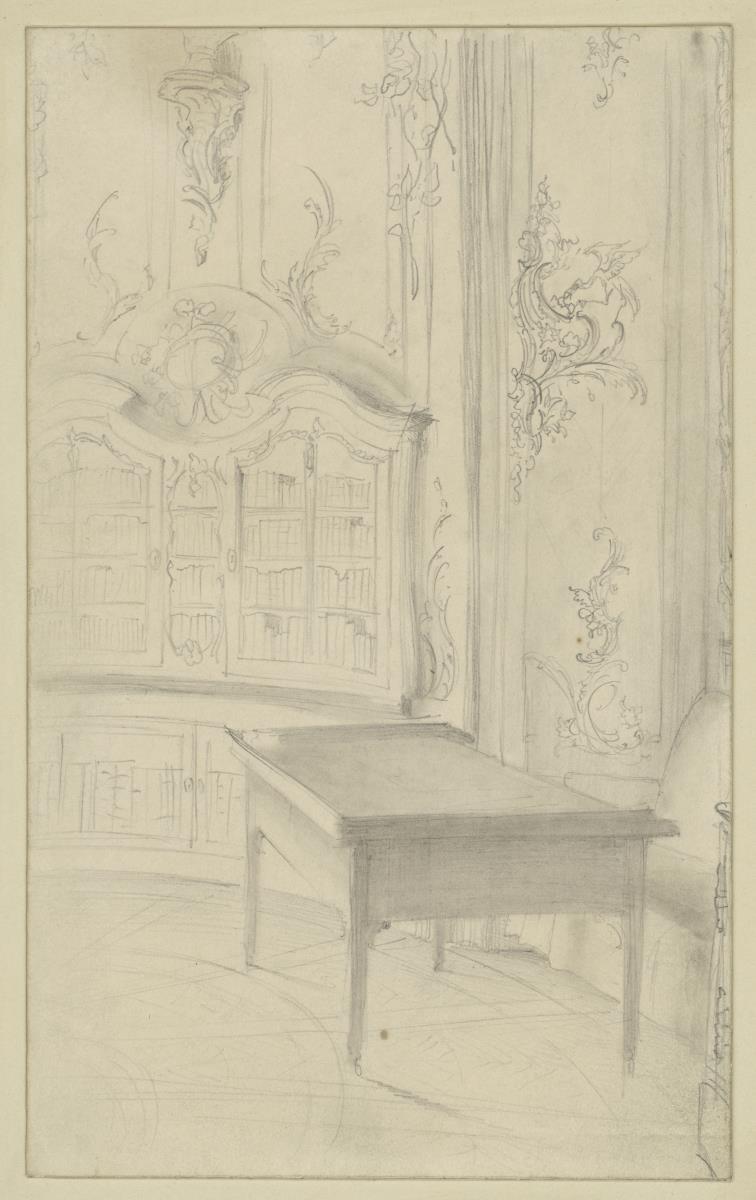 Arbeitskabinett und Bibliothek Friedrich II. in Sanssouci