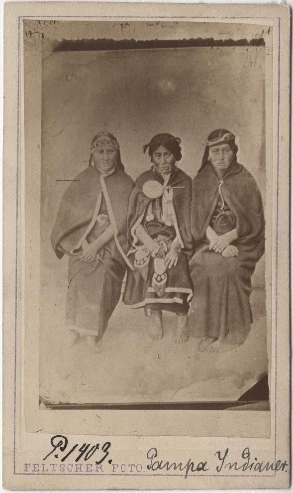 Indianerinnen aus der argentinischen Pampa