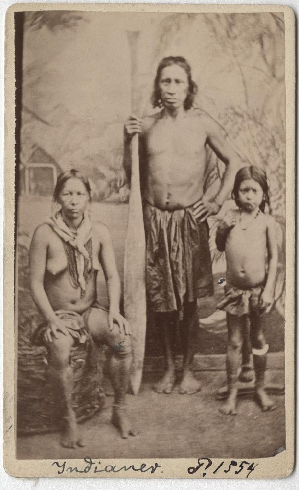 Indianerfamilie aus Surinam