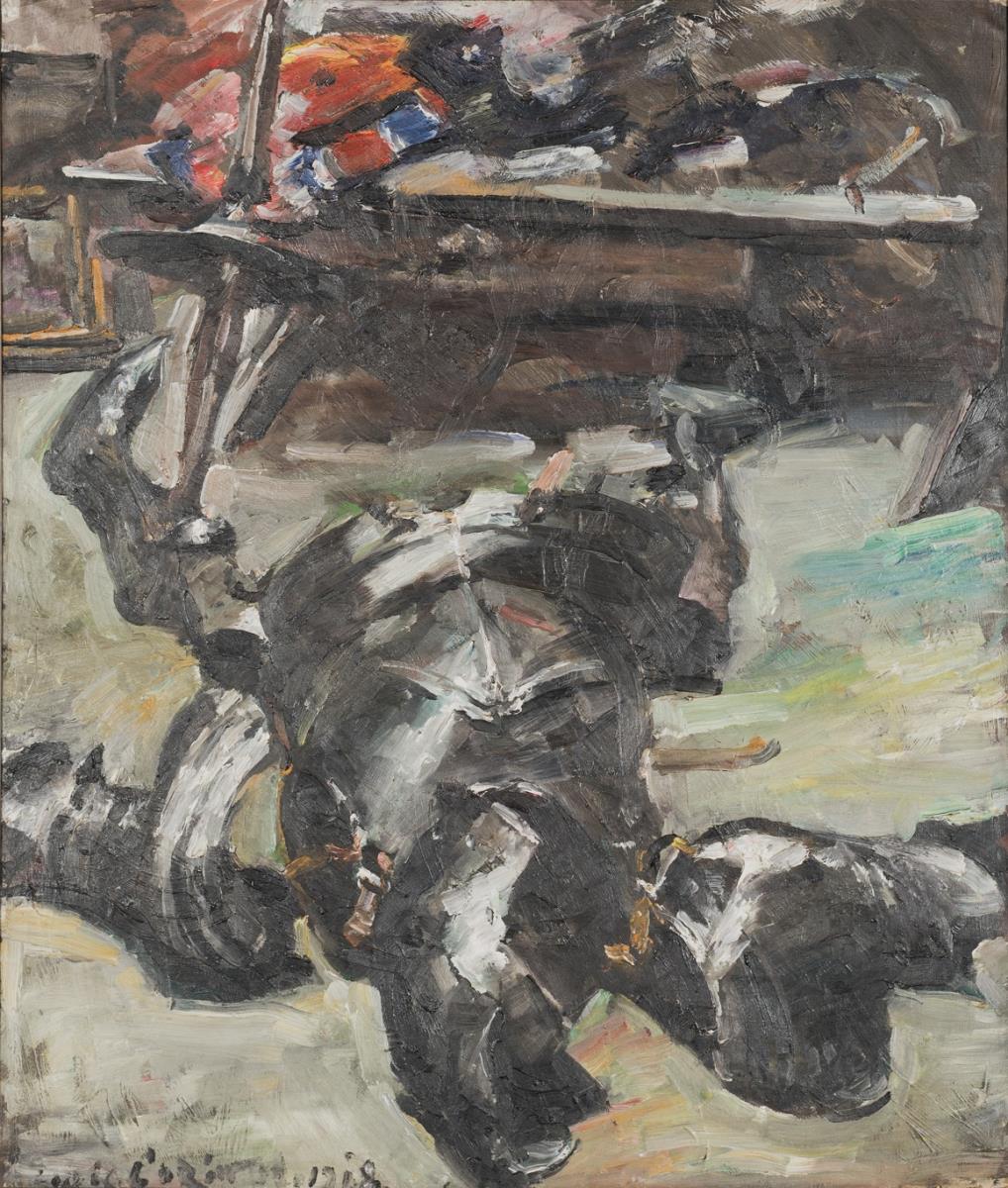 Rüstungsteile im Atelier