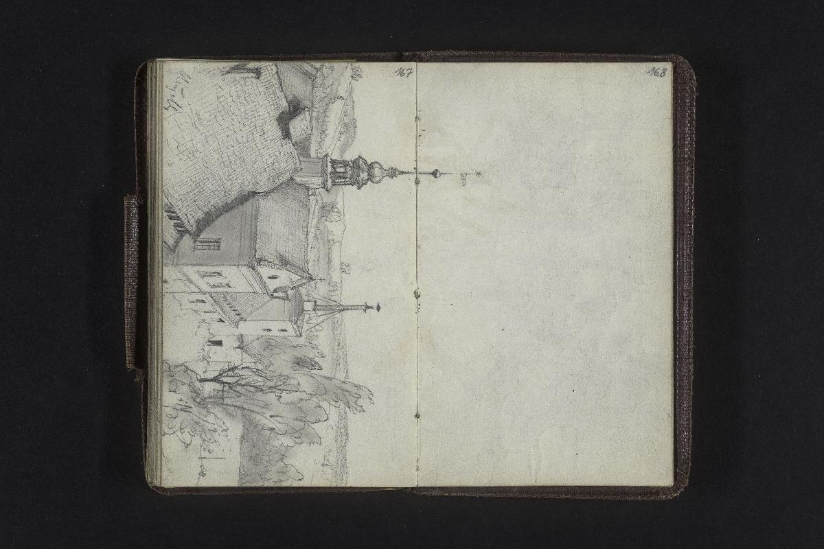 Blick auf die Klostergebäude Neuzelle