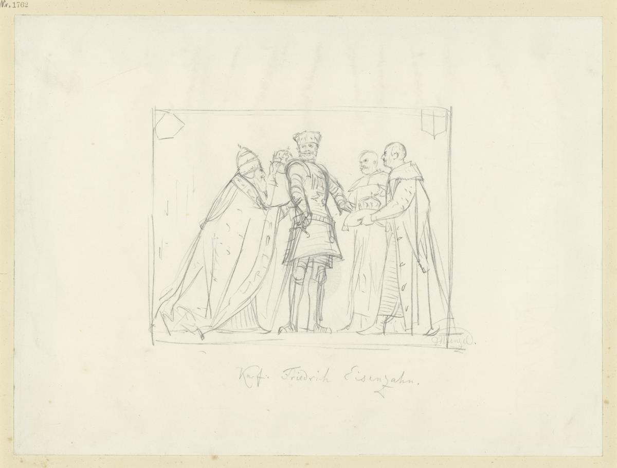 Kurfürst Friedrich Eisenzahn. Studie zu "Werke Friedrich des Großen"