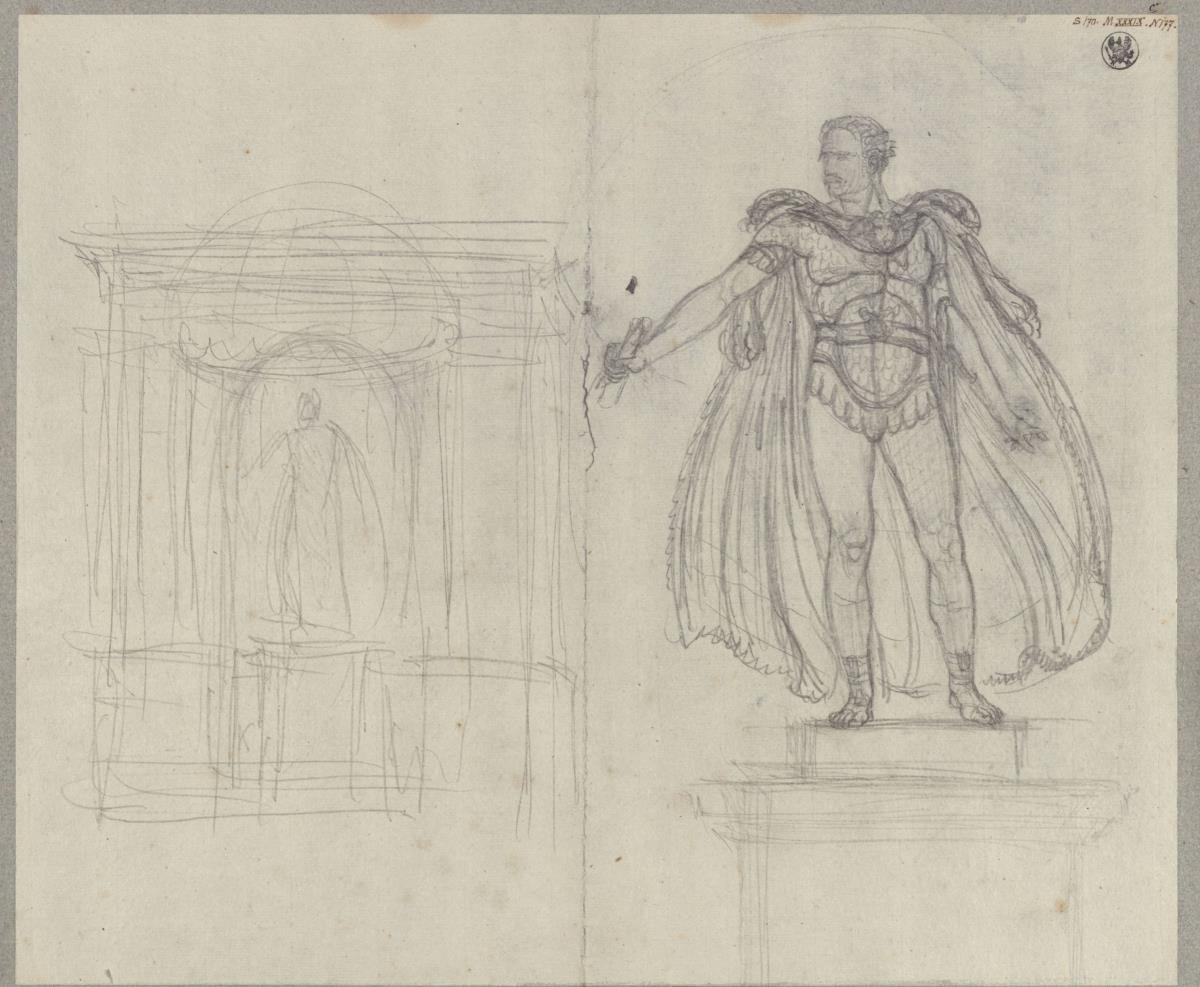 Entwurf zu einem Denkmal für Gebhard Leberecht von Blücher, Fürst von Wahlstatt in Breslau