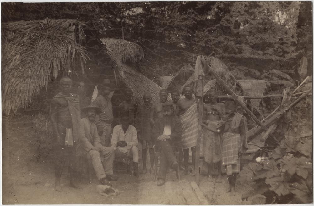 Dorfbewohner aus Surinam (Maroons?)