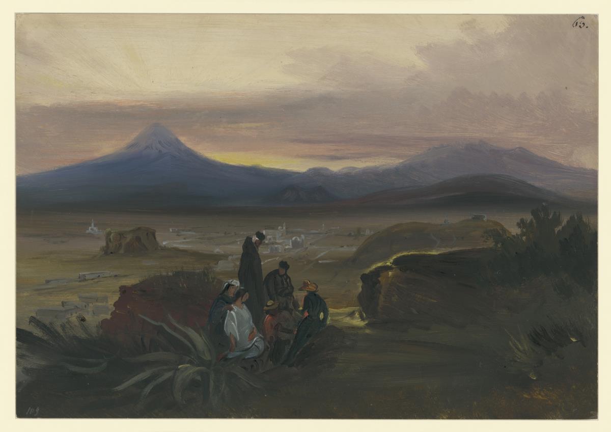 Blick von der Pyramide von Cholula
