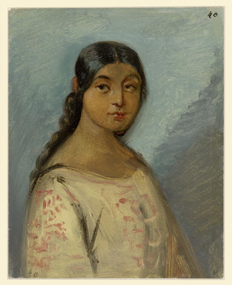 Bildnis einer jungen Frau, nach rechts gewendet, India de Toluca