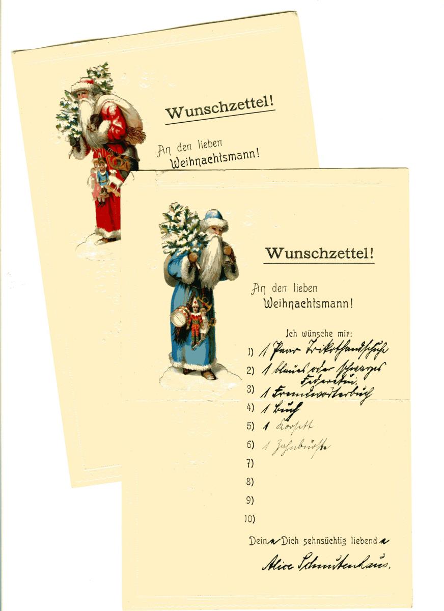 Wunschzettel!