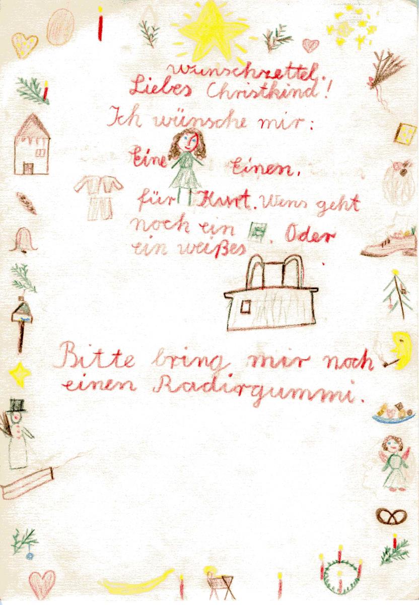 Wunschzettel.