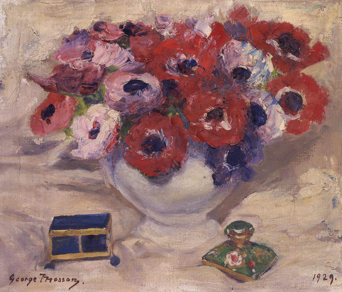 Blumenstillleben mit Anemonen