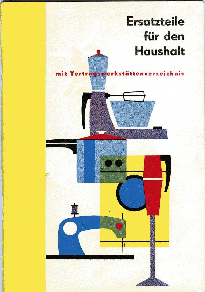 Ersatzteile für den Haushalt.