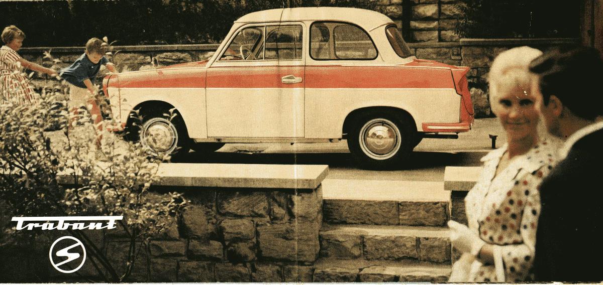 Trabant bequem/ wirtschaftlich/ geräumig