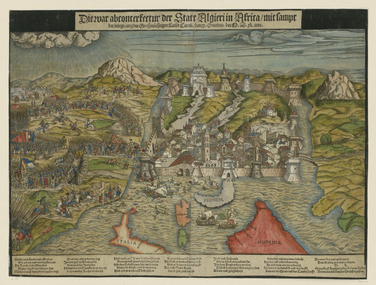 Die Belagerung der Stadt Algier