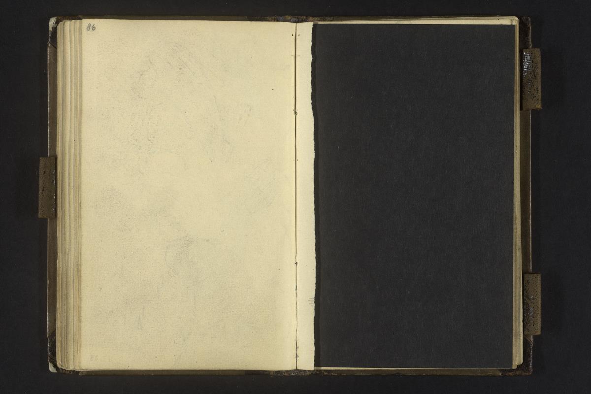 Fragment einer herausgeschnittenen Seite