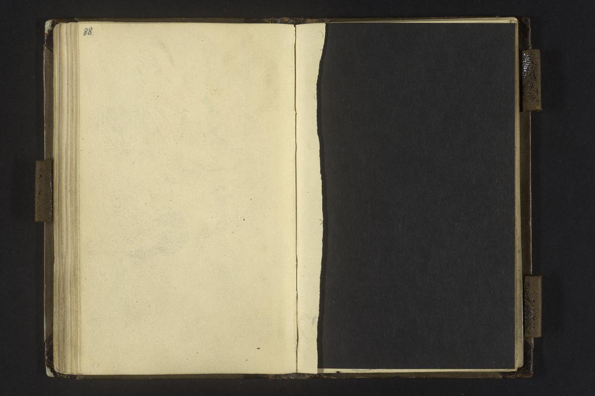 Fragment einer herausgeschnittenen Seite
