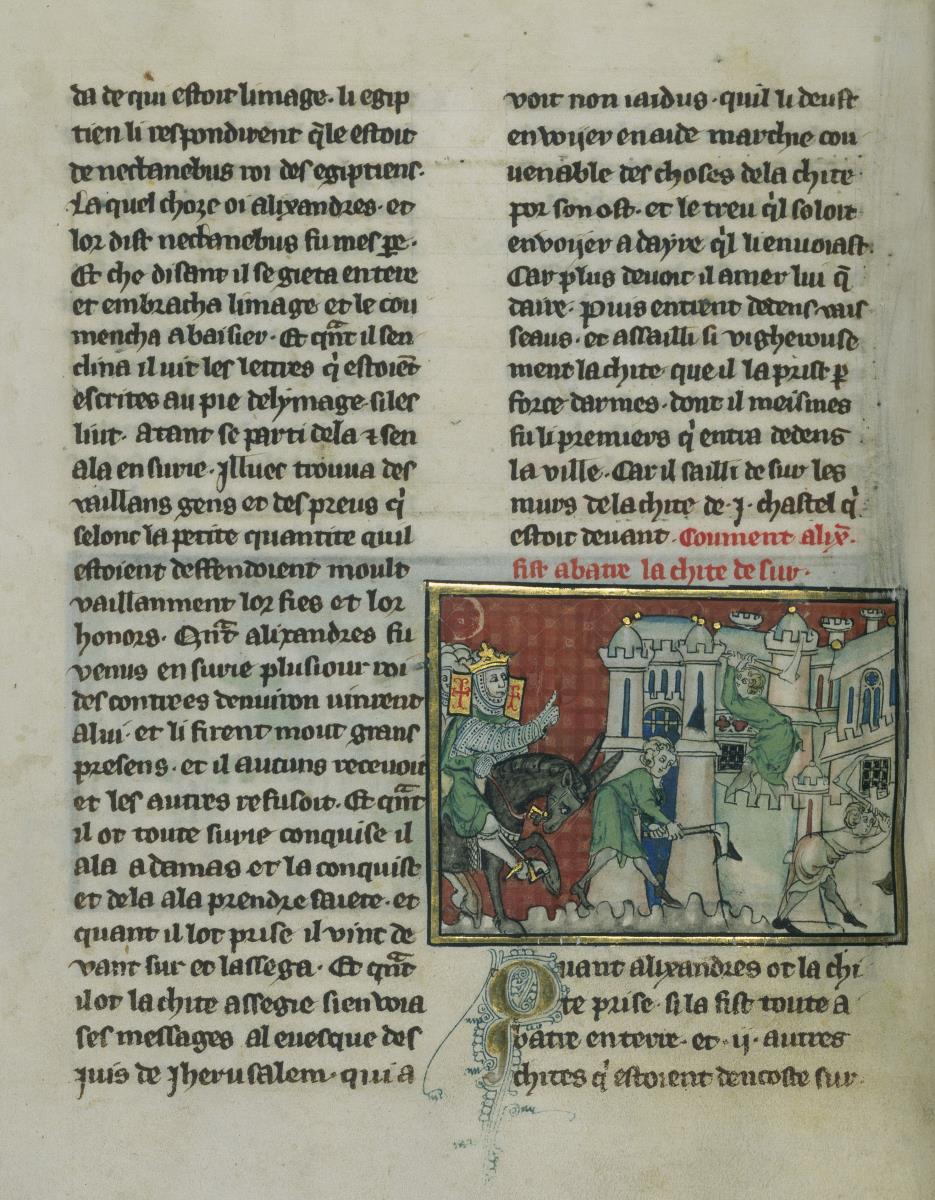 Alexander-Roman. Wie Alexander die Stadt Tyrus schleifen ließ