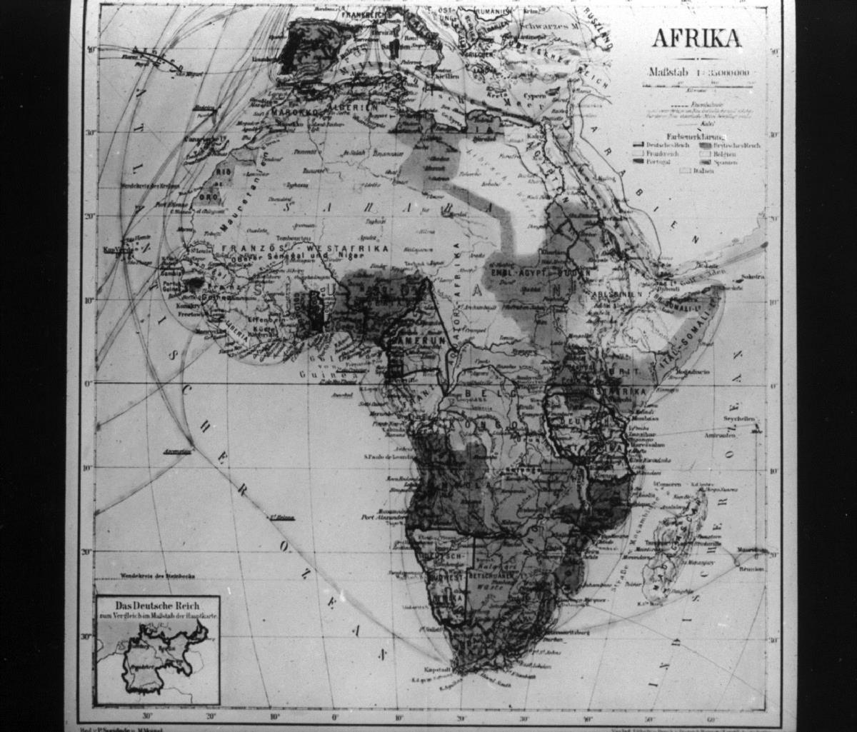 Karte von Afrika