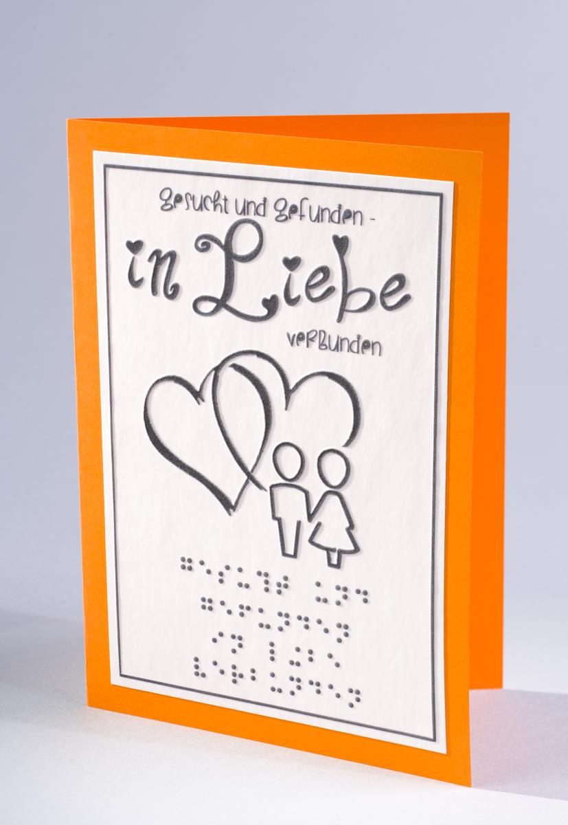 gesucht und gefunden – in Liebe verbunden.