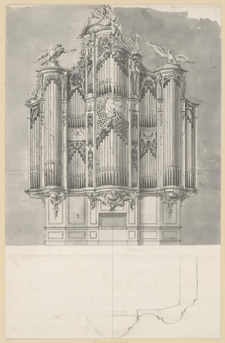 Entwurf für eine Orgel