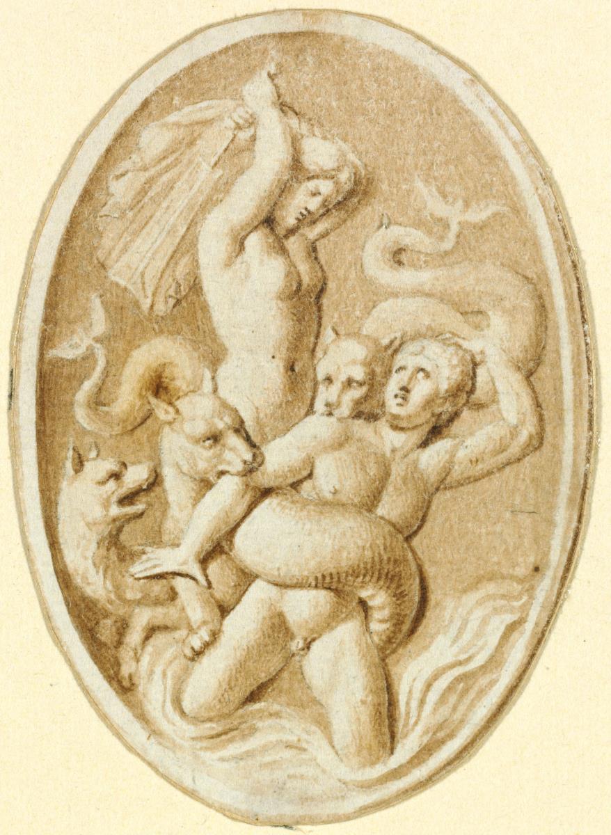 Scylla. Nach einer antiken Gemme