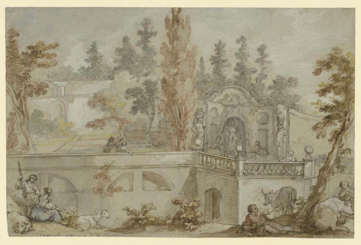Die Gärten des Palazzo Farnese in Caprarola